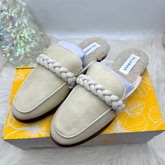 YELLOW BOX Bliss Lined Mules size 8.5M - Picture 2 of 8